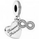 Charm Pendant Famille et Amis PANDORA MOMENTS