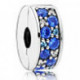 Charm Clip Elegance Brillante Bleu PANDORA MOMENTS