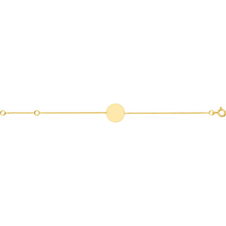 Gourmette Ronde Bébé Or Jaune 9 Carats Collection Bébé