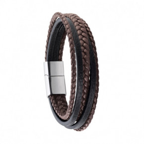 Bracelet Homme Cuir et Acier JOURDAN