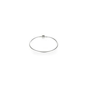 Bracelet JONC Lisse Fermoir Rond Couleur ARGENT PANDORA MOMENTS Taille  19