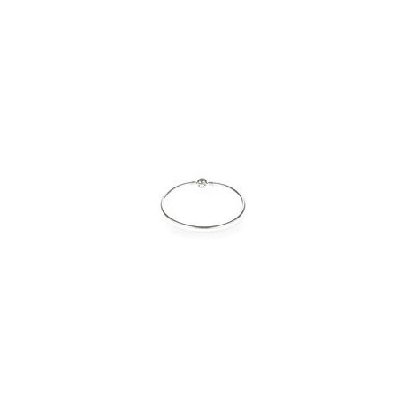 Bracelet JONC Lisse Fermoir Rond Couleur ARGENT PANDORA MOMENTS Taille  19