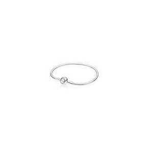 Bracelet Maille Serpent Fermoir Rond Classique Couleur ARGENT PANDORA MOMENTS Taille 19