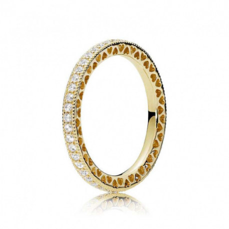Bague Scintillement et Cœurs PANDORA