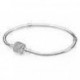 Bracelet Maille Serpent Fermoir Pav? Scintillant Couleur ARGENT PANDORA MOMENTS Taille 17