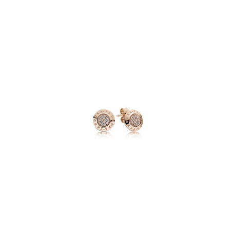 Boucles D'oreilles Signature Rose PANDORA