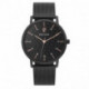 Montre Homme PIERRE LANNIER, Cityline Acier Milanais Noir