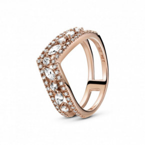 Bague Chevron Rose PANDORA