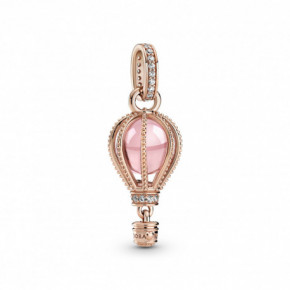 Charm Pendant Montgolfière Rose Scintillant PANDORA MOMENTS