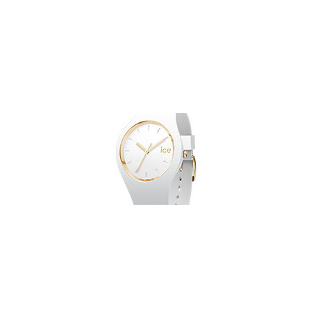 Montre Femme ICE WATCH, ICE Glam Blanche et Dore Taille M