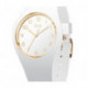 Montre Femme ICE WATCH, ICE Glam Blanche et Dore Taille S