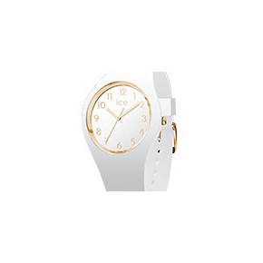 Montre Femme ICE WATCH, ICE Glam Blanche et Dore Taille S
