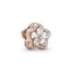 Charm Pave Flocon de Neige Scintillant Rose PANDORA MOMENTS