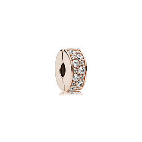 Charm Clip Elegance Brillante Rose PANDORA MOMENTS