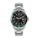 Montre Homme TIEBREAKER Lacoste, acier et cadeau noir