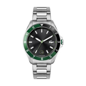Montre Homme TIEBREAKER Lacoste, acier et cadeau noir